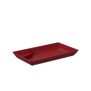 Prato Para Sushi Coza Uno 19,3x11,2x21,5 cm Vermelho Bold