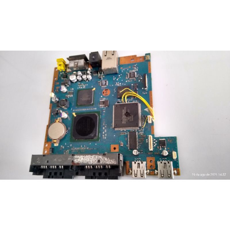 Placa Mãe Playstation 2 Slim Ps2 MODELO 79001 com defeito
