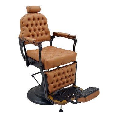 Cadeira Poltrona Para Salão Cabeleireiro Barbeiro Preto no Shoptime