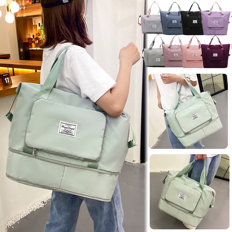 Bolsa  Mala De Viagem Multifuncional Dobrável De Grande Capacidade Impermeável