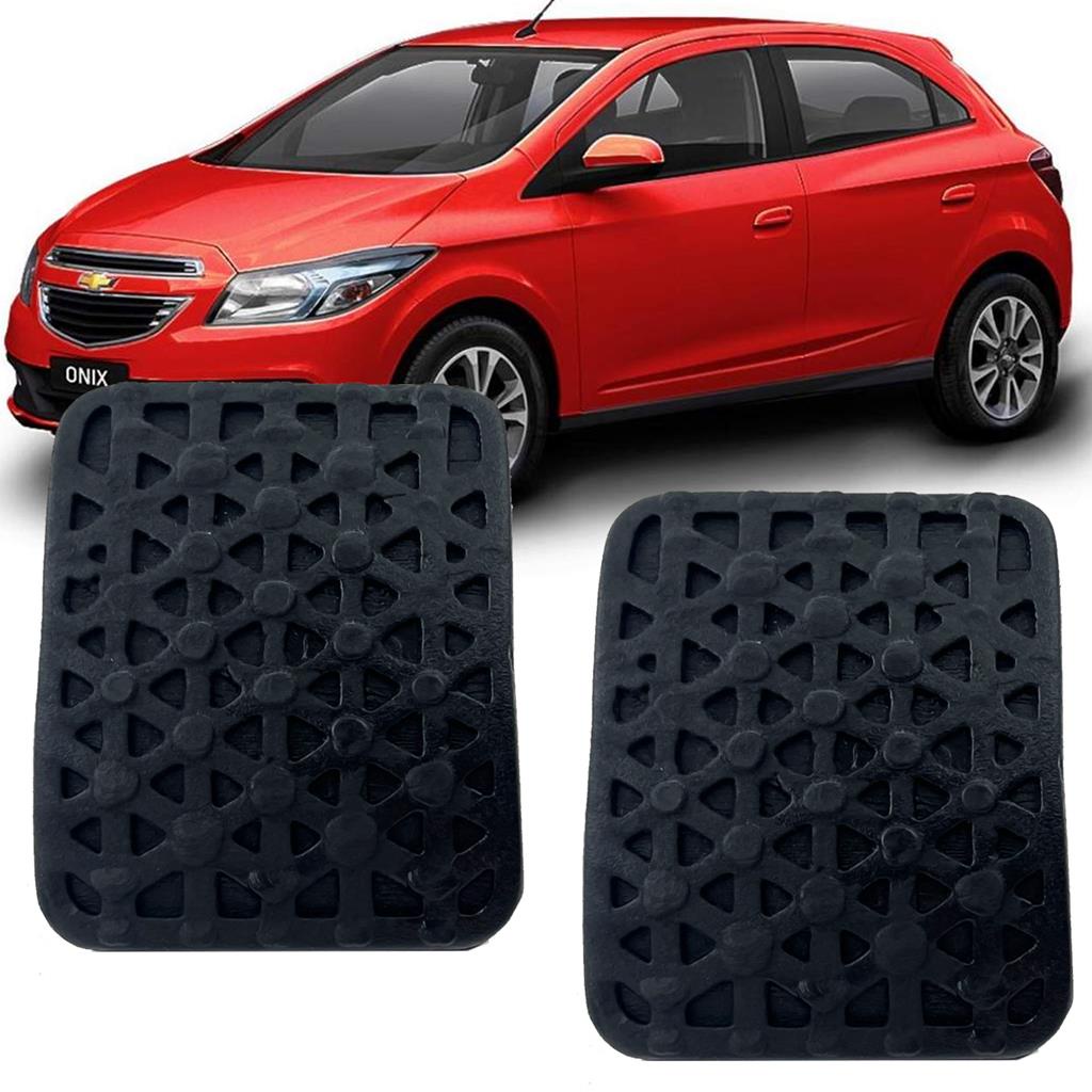 2 Capas Borracha Anti-derrapante Pedal Onix Prisma Cobalt Spin Freio e Embreagem em Oferta na Shopee