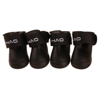Bota Sapato de Cachorro Pet Botinha Impermeável Protetor Pata Patinha Silicone Antiderrapante Preto em Oferta na Shopee