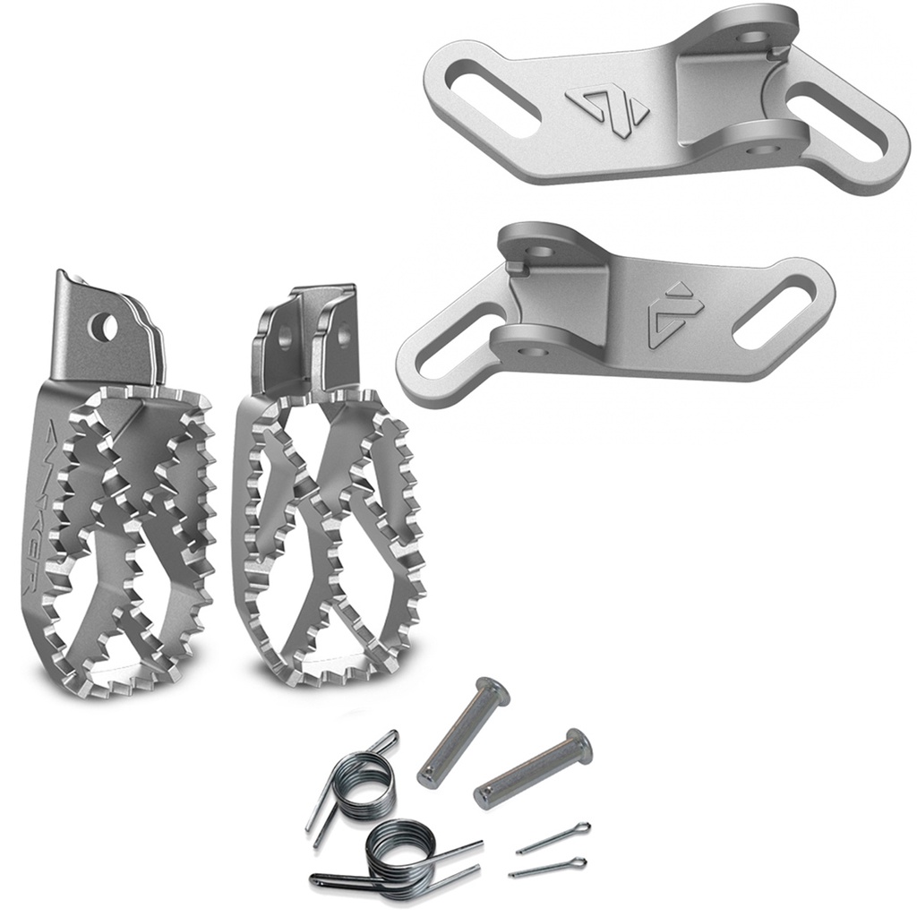 Kit Anker Pedaleira C/ Suporte Elevado Molas Pino Crf 250f 300f