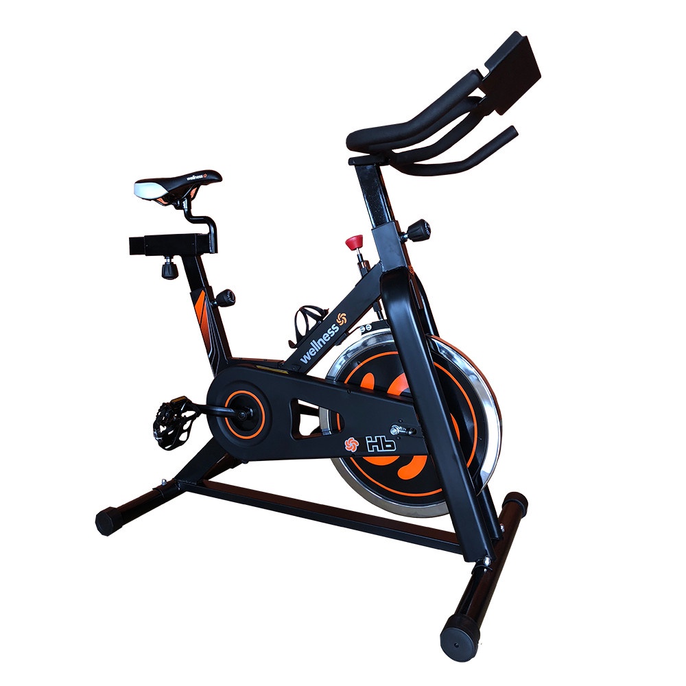 Bicicleta Ergométrica Hb Painel Res Mecânica Roda 9kg Uso Residencial Wellness - GY047