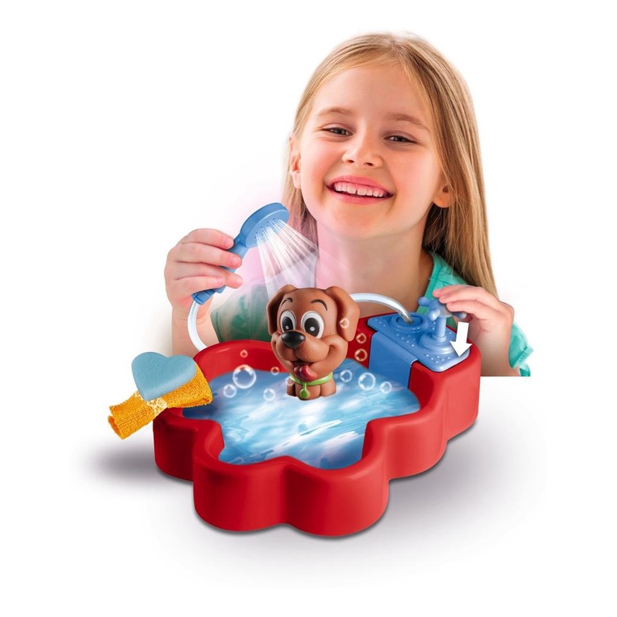 Pet Shop Ducha Com Pet Sai Agua De Verdade - Lua De Cristal
