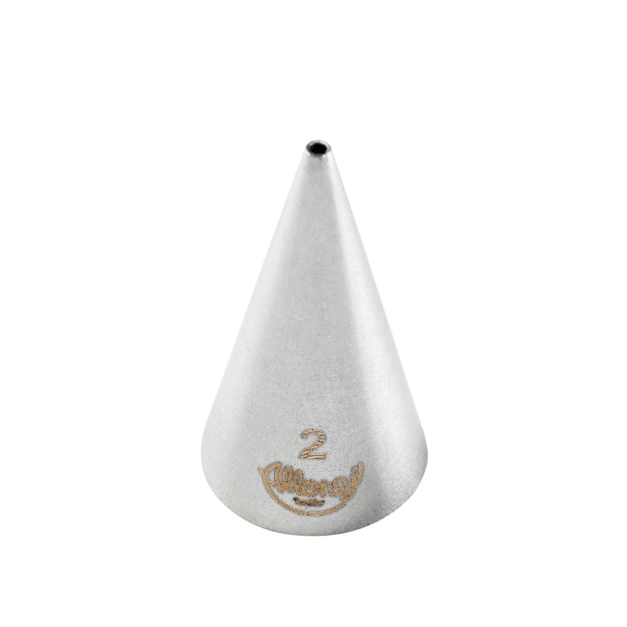 Bicos Para Confeitar - Perlê - Aço Inox - Nº2  - 1 unidade - Cromus Allonsy - Rizzo