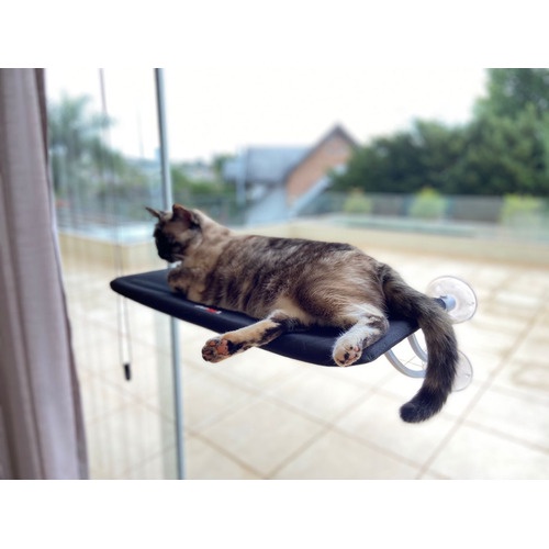 CAMA DE JANELA PARA GATOS PETLON - PRETO