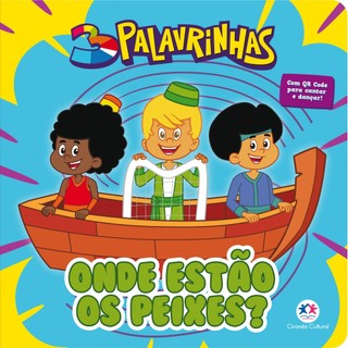Livro Cartonado 3 Palavrinhas - Onde estão os peixes? em Oferta na Shopee