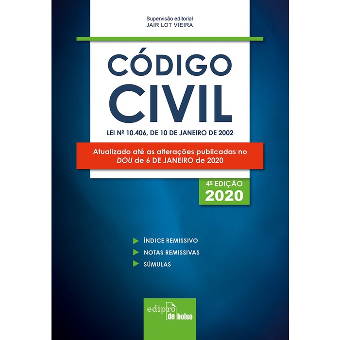 Código Civil 2020 - Mini
