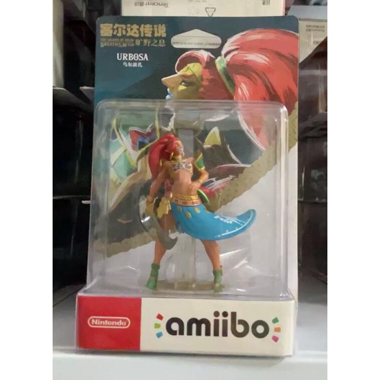 Original Nintendo Switch The Legend of Zelda Breath of the Wild Urbosa Amiibo Figurines Novo