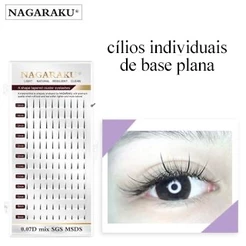 NAGARAKU Spikes Cílios Cônicos Em Forma De Planas Auto Enxerto Aplicar