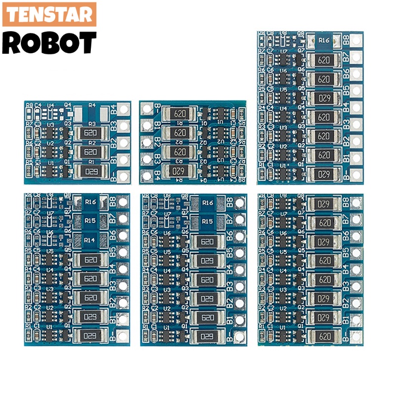 5S 21V 4.2V Placa De Proteção Da Função De Equilíbrio 68mA 5S Bateria De Íon-Lítio Lipo 18650 Baterias Balanceadas 3S 4S