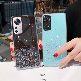 Lantejoulas Glitter Capa De Silicone Para Xiaomi 13 11 12 Lite 11T 12T 13T Pro Redmi 13C 12 12C 10C Macia À Prova De Choque