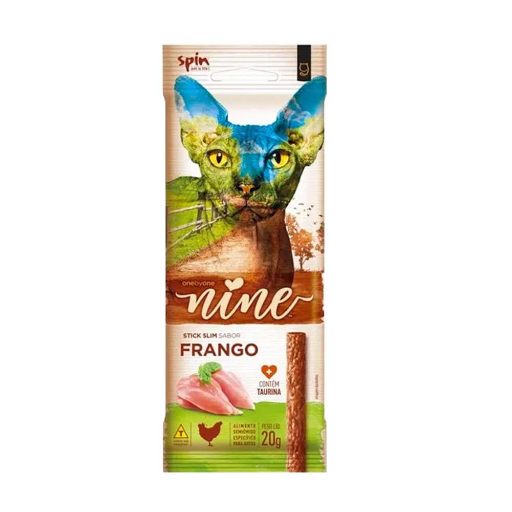 Stick Para Gatos Spin Pet Nine Cat Frango - 20g em Oferta na Shopee