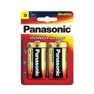 Pilha Alcalina D Grande 1,5v Com 2 Unidades Panasonic