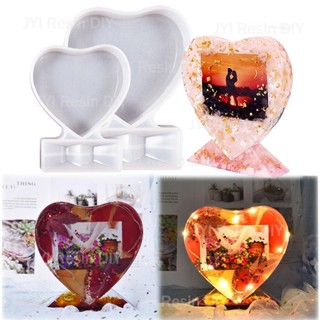 JYI Love Photo Frame Molde À Base De Resina Epóxi Ornamentos Moldes Silicone Artesanato De Bricolagem Decorações Ferramentas De Fundição