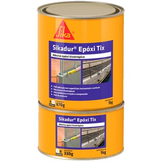Adesivo Epóxi Sikadur Epóxi Tix (lata 1 Kg) - Sika