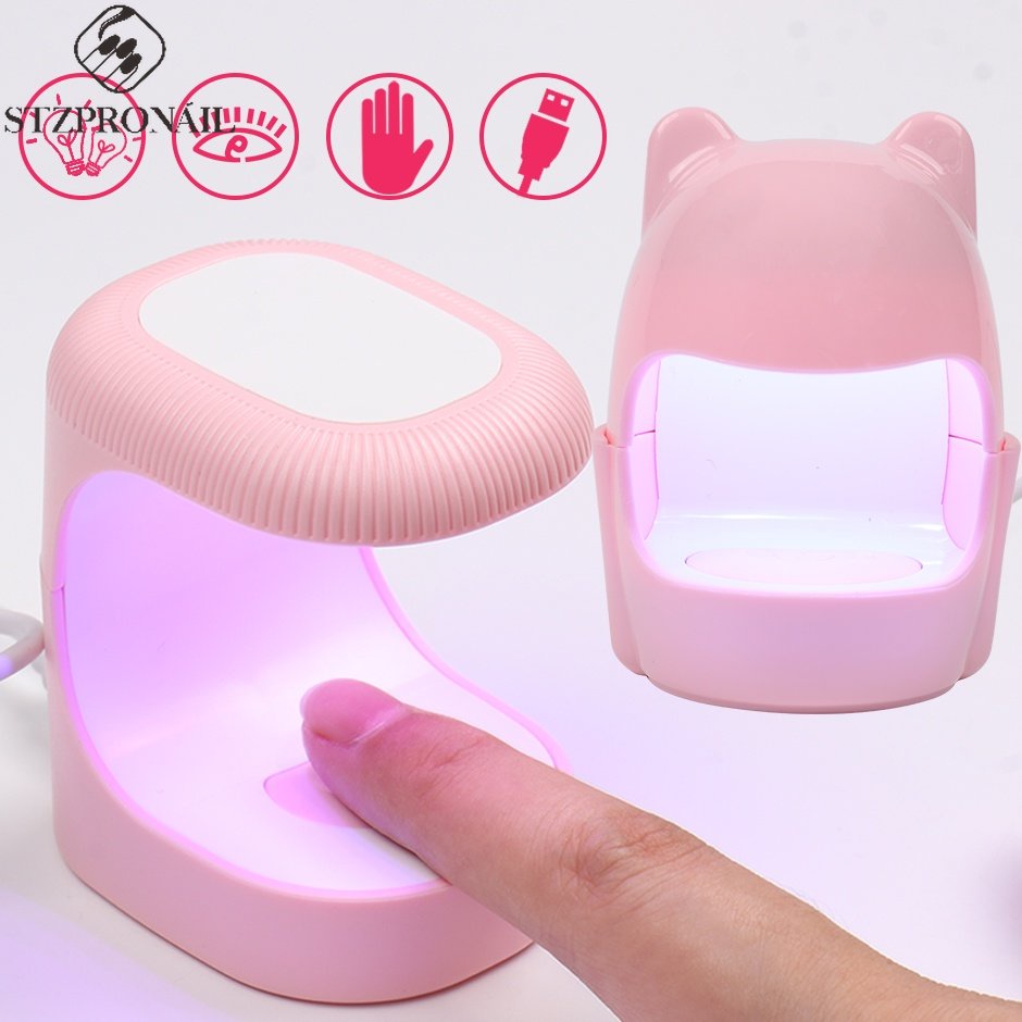 Pequena Secador De Lâmpada De Unhas Gel Máquina De Manicure De Um Dedo Dinossauro De Casca De Ovo USB Ferramentas De Carregamento SACA053