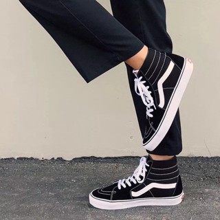 COMFYCUSH SK8-HI Tênis Leve Antiderrapante Para Homens E Mulheres Preto-1745