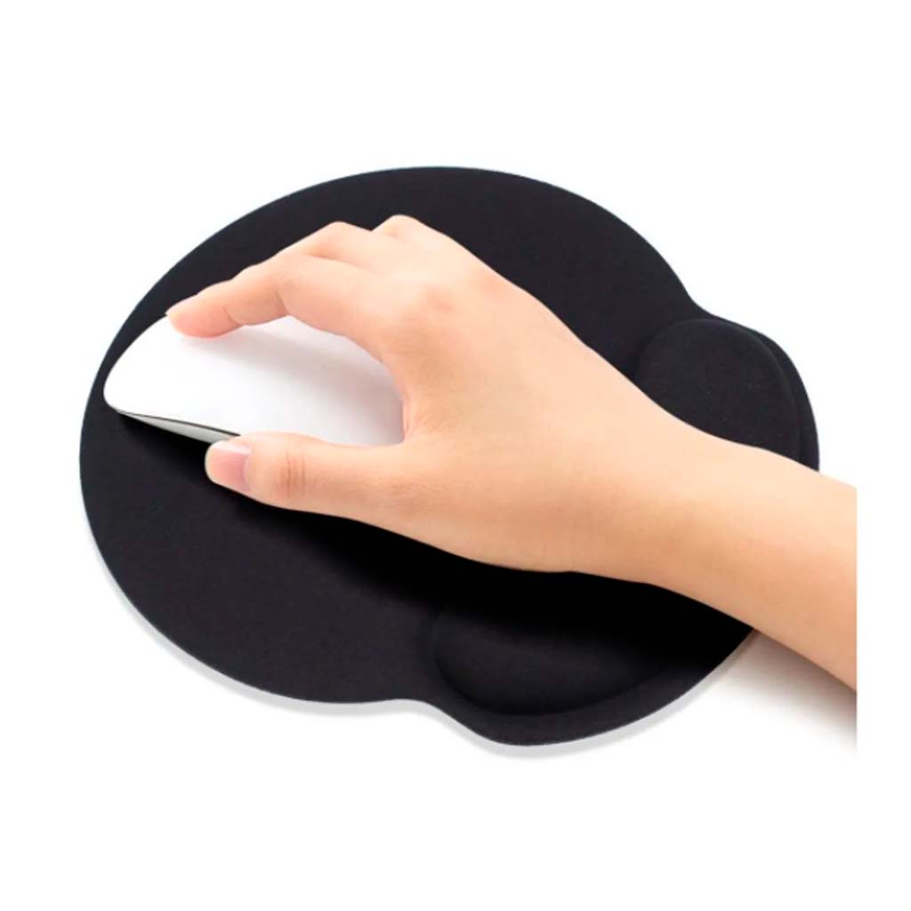 Mouse Pad ergonômico com suporte em gel para o pulso alívio no estresse da junta Cores Aleatórias