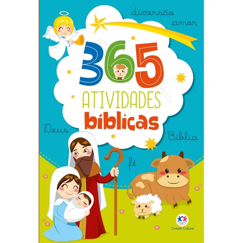 365 Atividades Bíblicas | Aprenda sobre os milagres de Jesus e Grandes Personagens da Bíblia em Oferta na Shopee