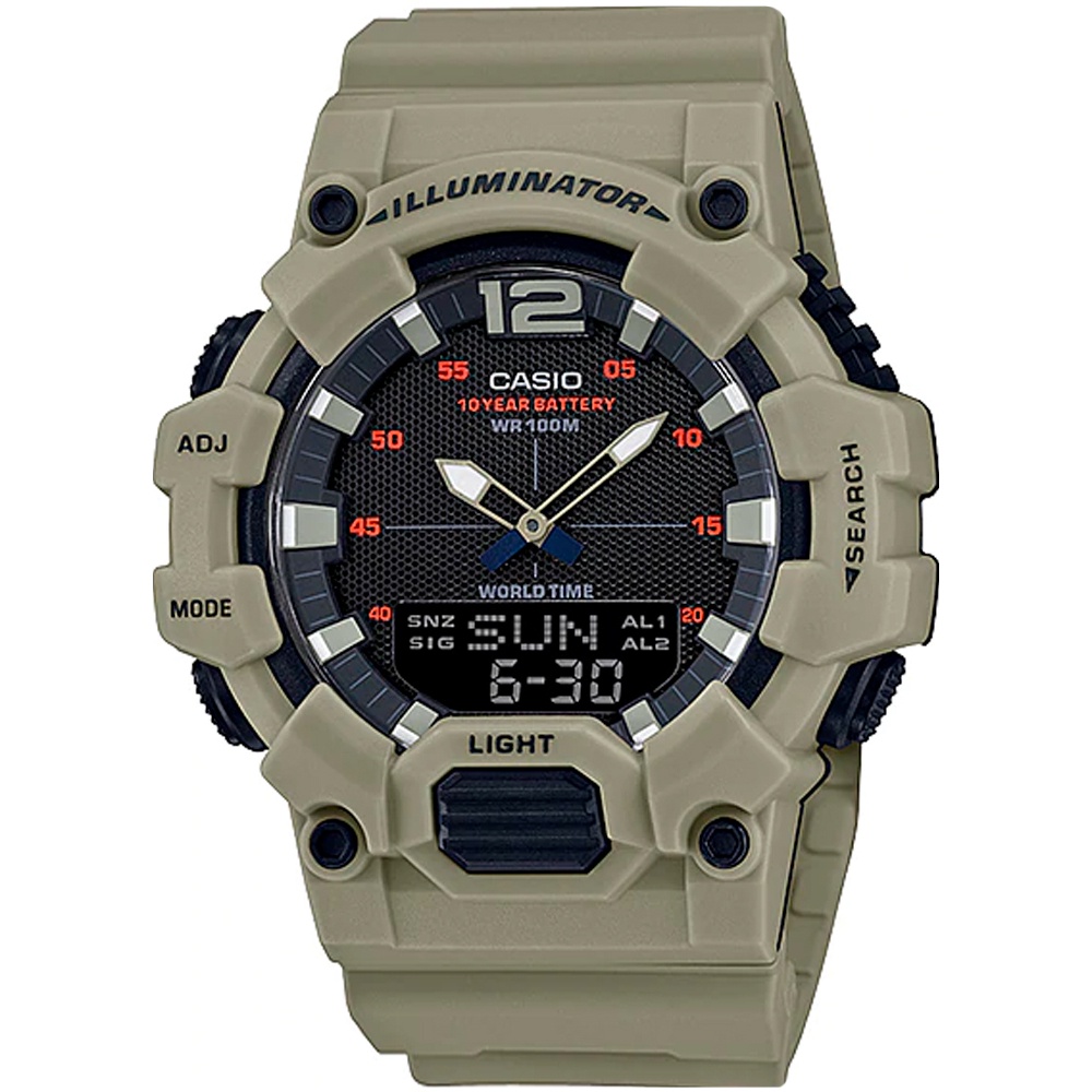 Relógio Casio Masculino Anadigi Standard HDC7003A3VDF