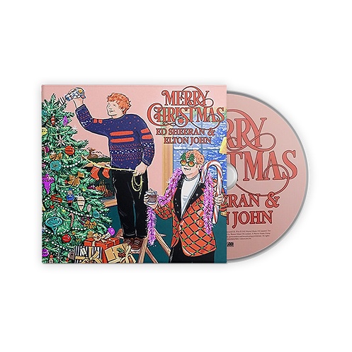 Ed Sheeran feat. Elton John - CD Autografado Merry Christmas