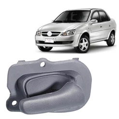 Maçaneta Interna Porta Dianteira Corsa 1994 95 Á 2010 Cinza