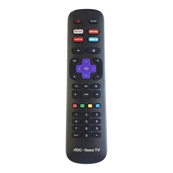 Controle Tv Aoc/Philco Roku Tv Netflix/Hbo/Google Le-7245