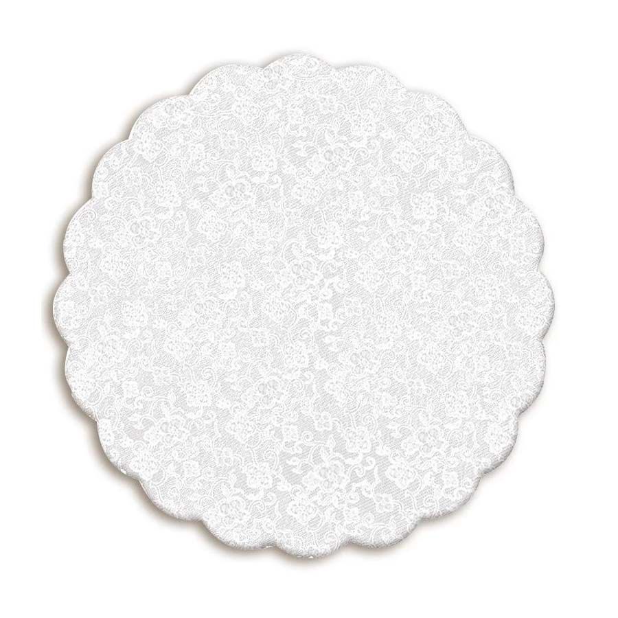 Fundo Rendado Redondo Branco Para Doces 9cm - 100 unidades - Cromus - Rizzo - Home & Living