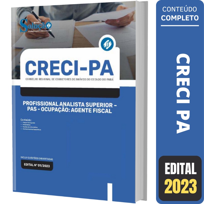 Apostila Concurso CRECI PA - PAS - Ocupação: Agente Fiscal