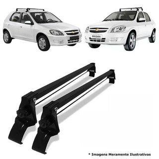 Rack De Teto Travessa Prisma 2007 A 2012 Bagageiro Vhip em Oferta na Shopee