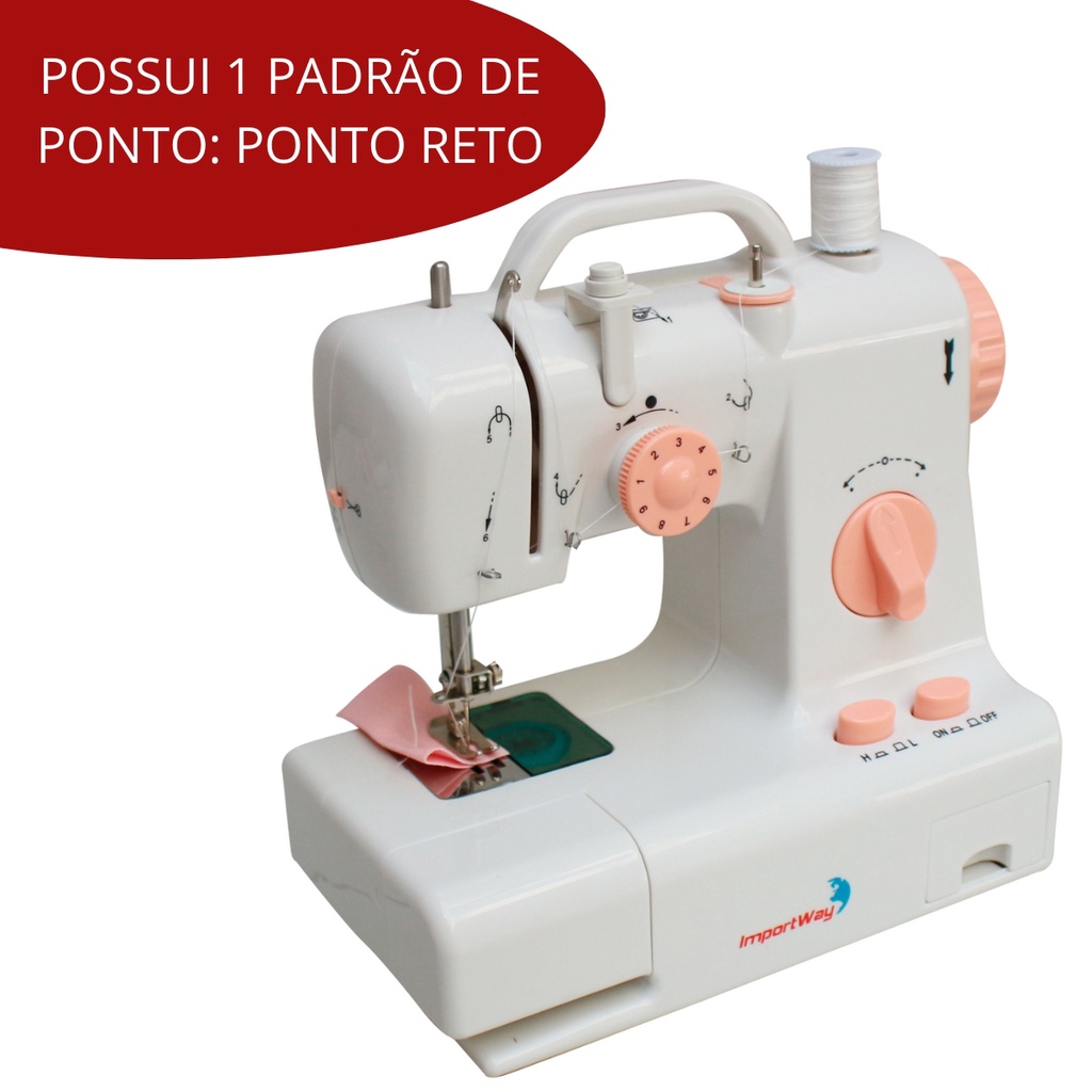Máquina de costura reta com pedal de 2 velocidades barra · foto 2