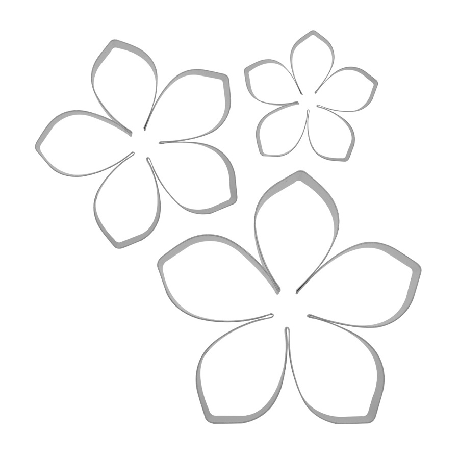 Kit Cortadores Flores Plumerias - 1 Unidade - RR Cortadores - Rizzo
