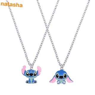 NATASHA Lilo & Stitch Pingente Kawaii De Desenho Pendurado Ornamentos Jóias Colar Anime