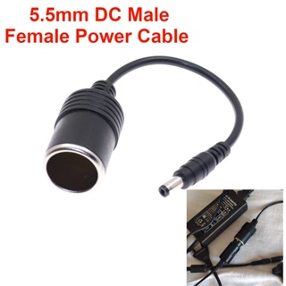12V-24V Conector De Tomada Para Isqueiro Carro De Cigarro DC 5,5x2,1mm Cabo De Energia Fêmea Macho em Oferta na Shopee