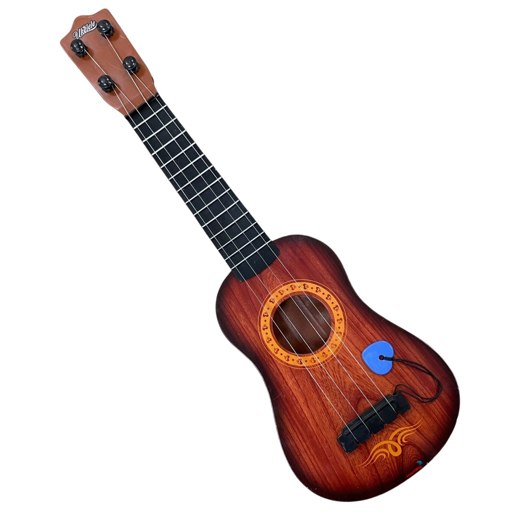Violão infantil musical cordas de aço afina e faz som 44cm
