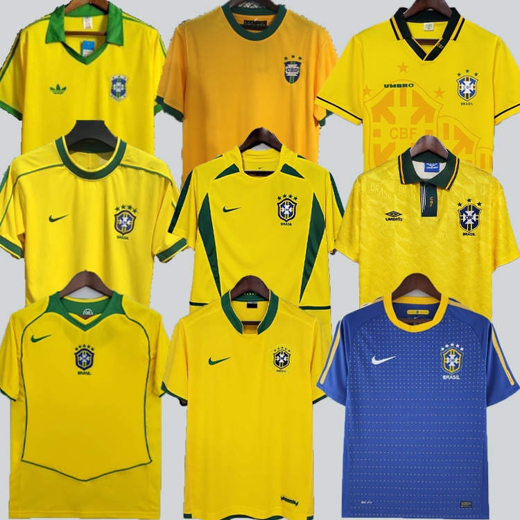 Camisa Brasil Retrô 04/06 fora