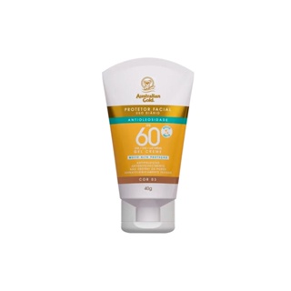 Australian Gold Protetor Solar Facial Matte FPS60 Cor 03 40g em Oferta na Shopee