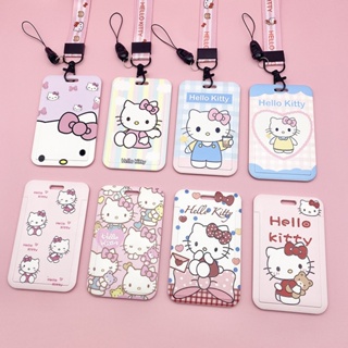 Cute Hellokitty Porta Identidade Colorida Caixa Plástica Rígida Com Nome Do Lanyard Crachá Tag Entrada Pass Organizador De Concerto De Conferência em Oferta na Shopee