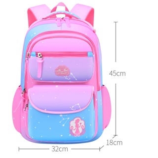 Mochila Clássica Doce Para Bolsa De Ombro Escolar Com Proteção Da Coluna Curva Lápis De Garrafas A4 Livros Textbooks