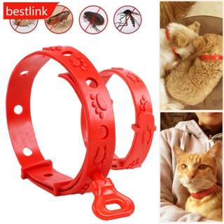 BESTLINK Coleira Ajustável Para Cães De Estimação Com Antiparasitária Antipulgas E Carrapato Gatos Repelente De Mosquitos A2X2