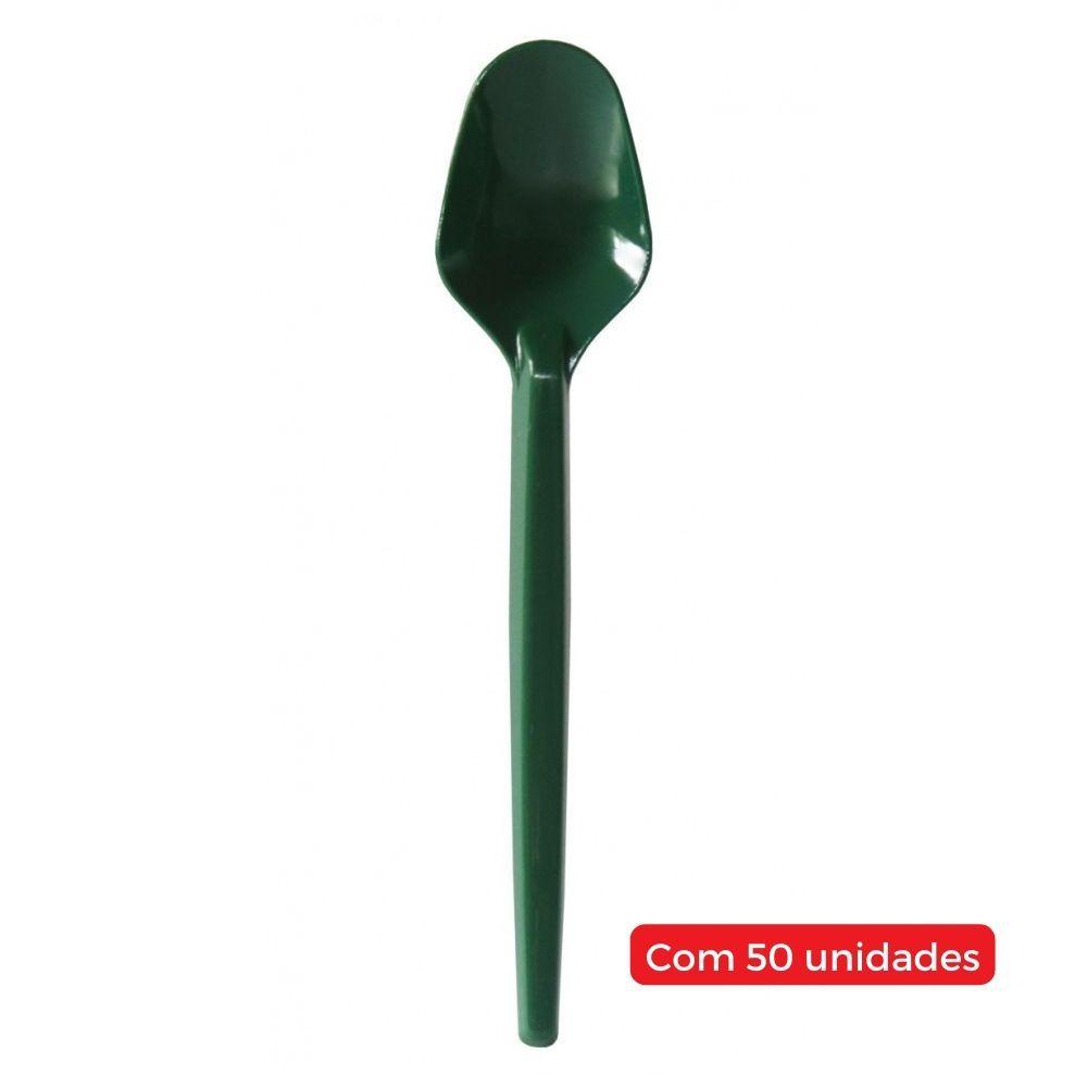 COLHER FESTA VERDE (C/50) em Oferta na Shopee