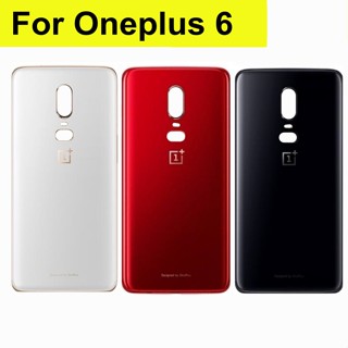 6,28 " ; Para Oneplus 6 Tampa De Vidro Da Bateria Traseira One Plus Caixa Do Painel Traseiro