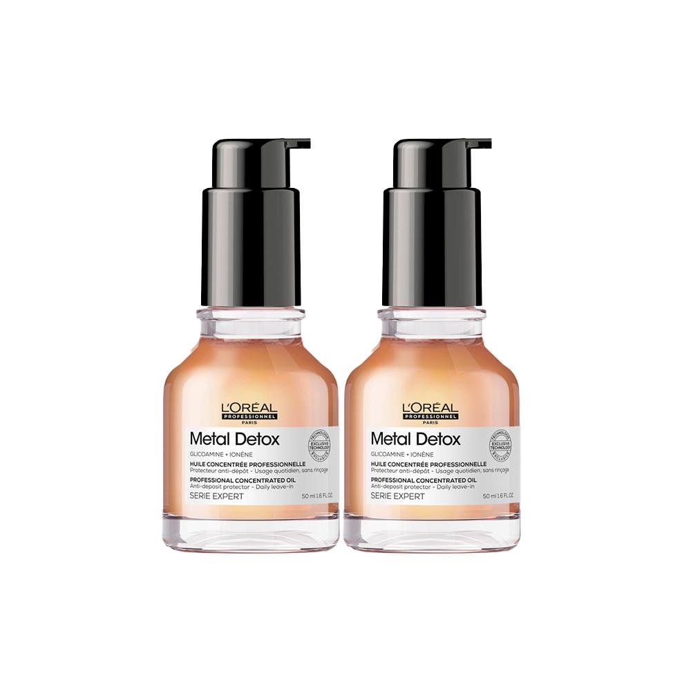 Kit L'Oréal Professionnel Serie Expert Metal Detox - 2 Óleos Capilares - Beauty