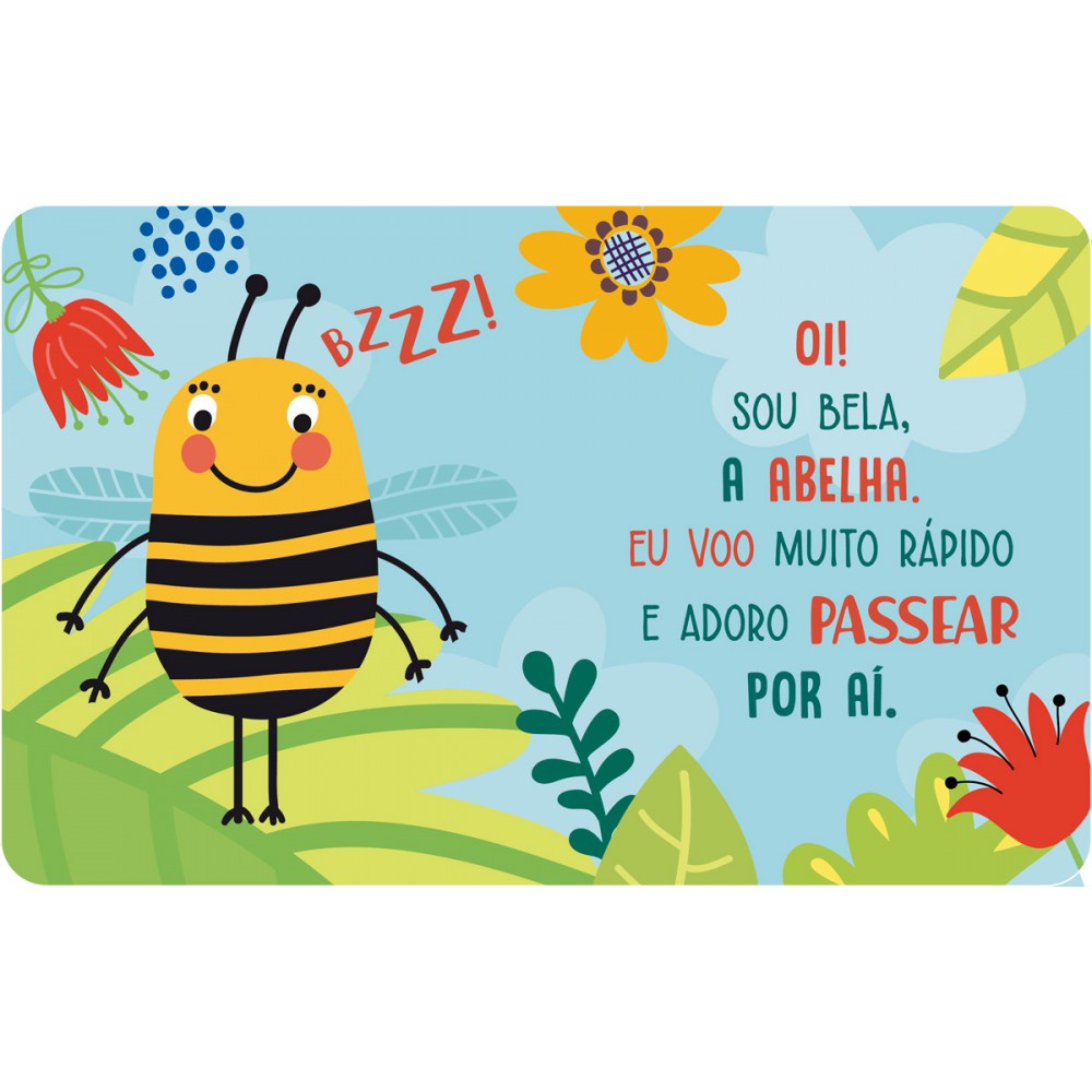 Detalhes do Livro Cartonado Bela Abelha