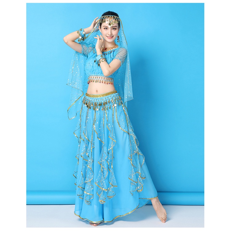 2025Novo Estilo Traje de Dança Traje de Dança Indiana Saia Adulta Feminina de Dança do Ventre Traje de Dança Xinjiang