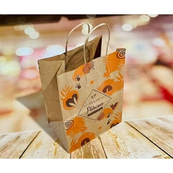 10 Sacola Eco (Pp) Chocolove 4299(PASCOA IDEIA OUTLET)
