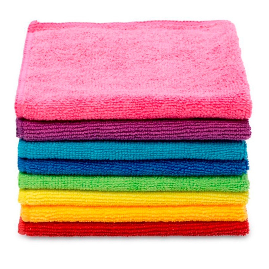 Kit 5 Panos Microfibra 30x30cm Multiuso - Limpeza Carro e Casa (Não Risca) em Oferta na Shopee