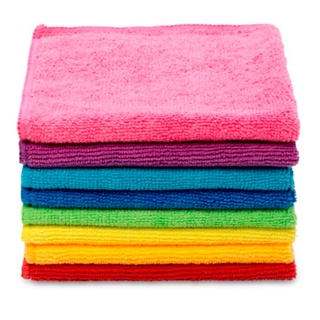 Kit 5 Panos Microfibra 30x30cm Multiuso - Limpeza Carro e Casa (Não Risca) em Oferta na Shopee